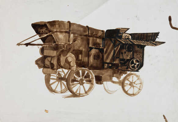 Неизвестный художник. Вагонетка 